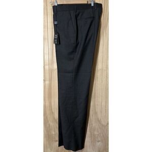 Linea Naturale Luxe Men's Size 36 Brown Black Dress Pants Slacks Un-Hemmed NWT